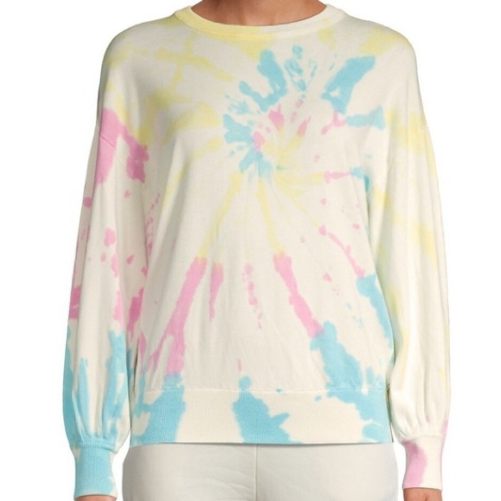 Lea & Viola Crewneck Tie Dye Sweater size Small